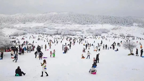 豐都南天湖滑雪場。活動方供圖