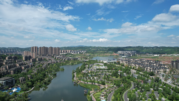 璧山城市風光。曾清龍攝