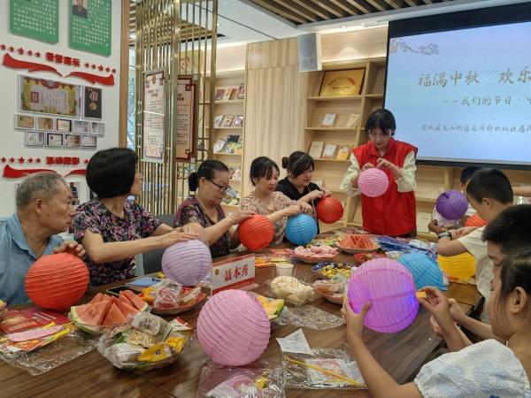 活動現(xiàn)場。花園新村社區(qū)供圖