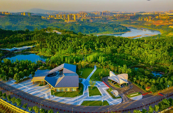 美麗的禮嘉智慧公園。張坤琨供圖